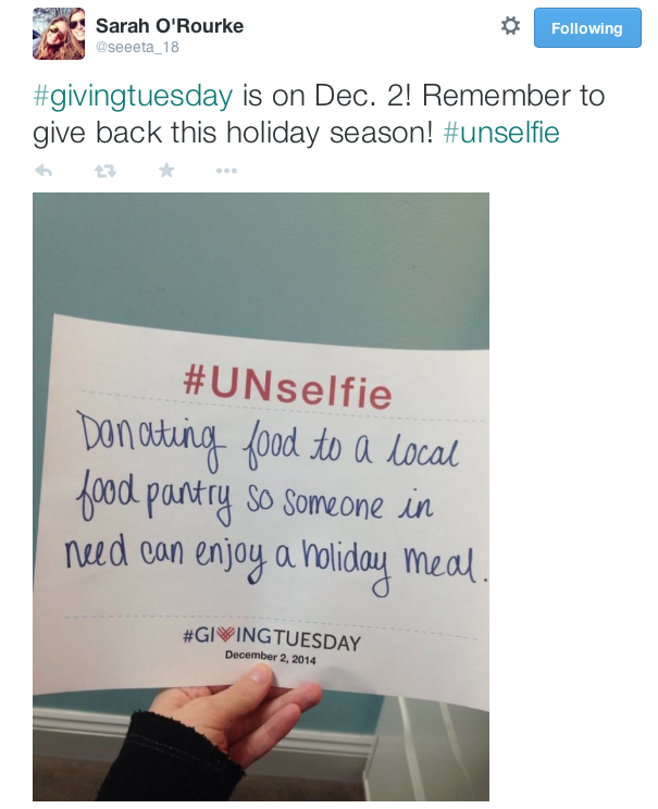 The Motherhood Celebrates Givingtuesday With Unselfie Photos The Motherhood A Social Media Unselfie Giving Tuesday Template