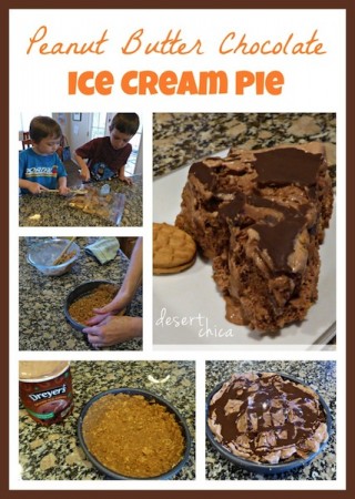 Peanut Butter Chocolate Ice Cream Pie Recipe