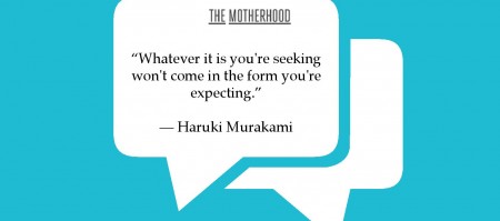 Haruki Murakami quote on expecting