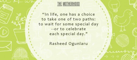 Celebrate everyday quote by Rasheed Ogunlaru