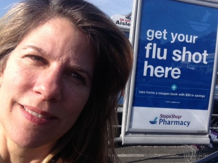 Flu Shot Selfie