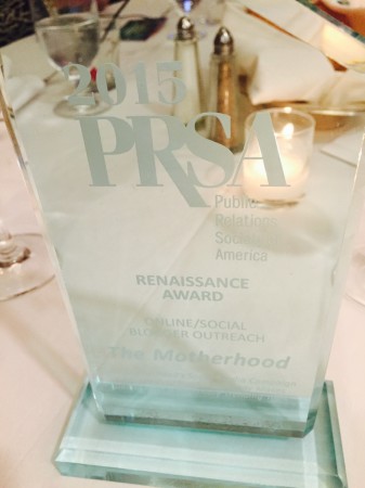 The Motherhood Wins PRSA Awards