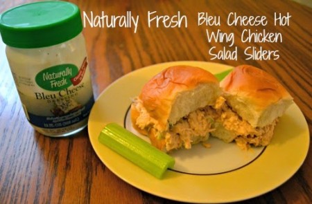 Blue Cheese Hot Wings Chicken Salad Sliders Recipe