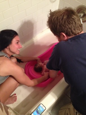 Infant Bath Time
