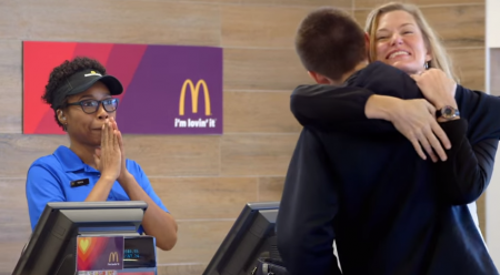 McDonalds Pay With Love