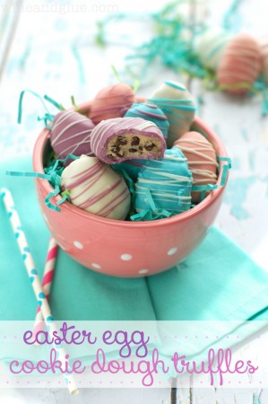 Easter Cookie Dough Truffles