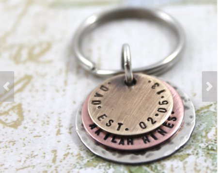 Fathers Day Gift Key Chain
