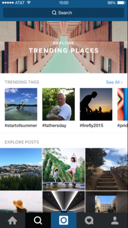 Instagram Search and Explore
