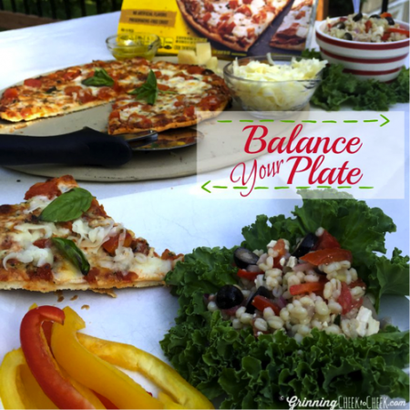 Balance your plate with Pizza