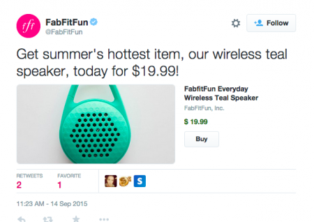 Buy Button Twitter