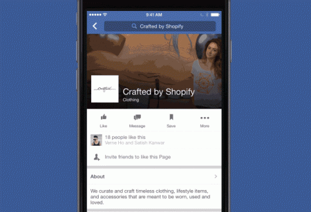 facebook Shopify Shop