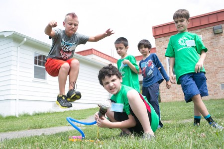 Host an at-home science far to get kids immersed in STEM