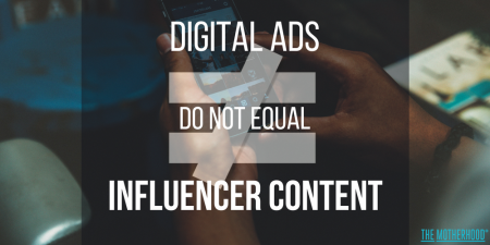 digital ad does not equal influencer