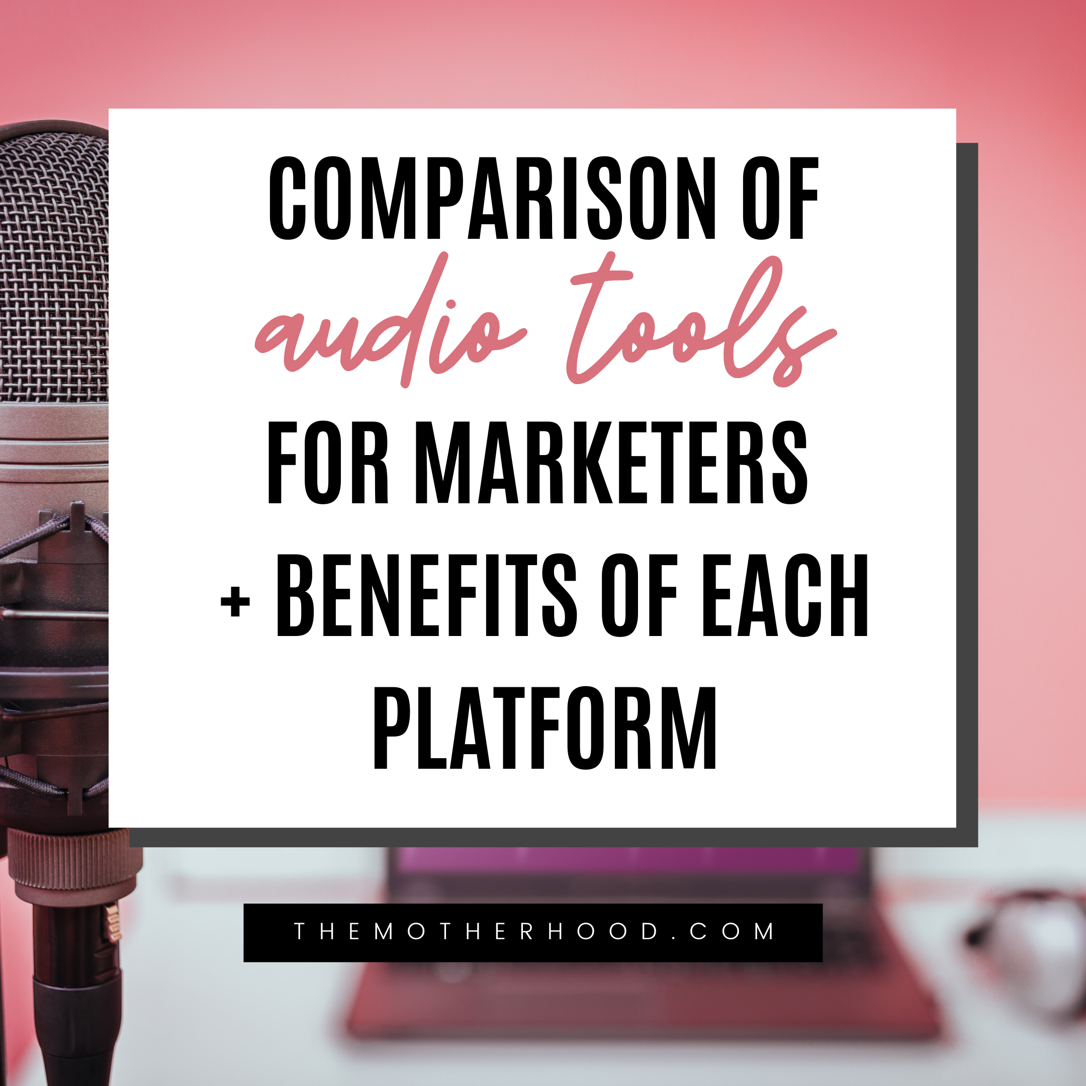 audio tools for marketers